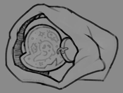 [COMM] headshot / messy lineart credit